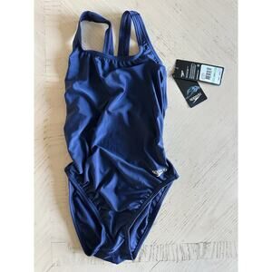 Speedo Women's Standard Swimsuit One Piece Team Navy Size 8/34